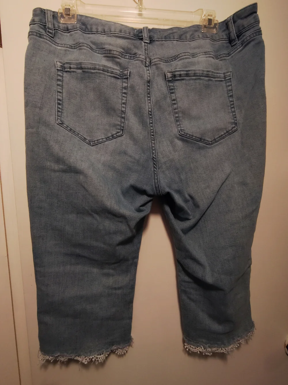 Lane Bryant Denim Capris Light Wash